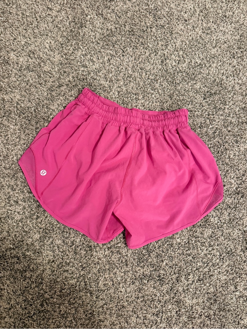lululemon athletica High Rise Pink Athletic Running Shorts 2.5 inch size 4